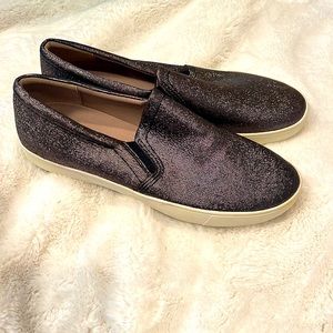 Women’s Naturalizer slip on glitter sparkle black marianne sneakers shoes 10.5